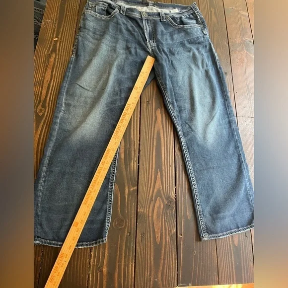 Men’s Silver Jeans Grayson Straight Leg 40 x 30 - Picture 6 of 9